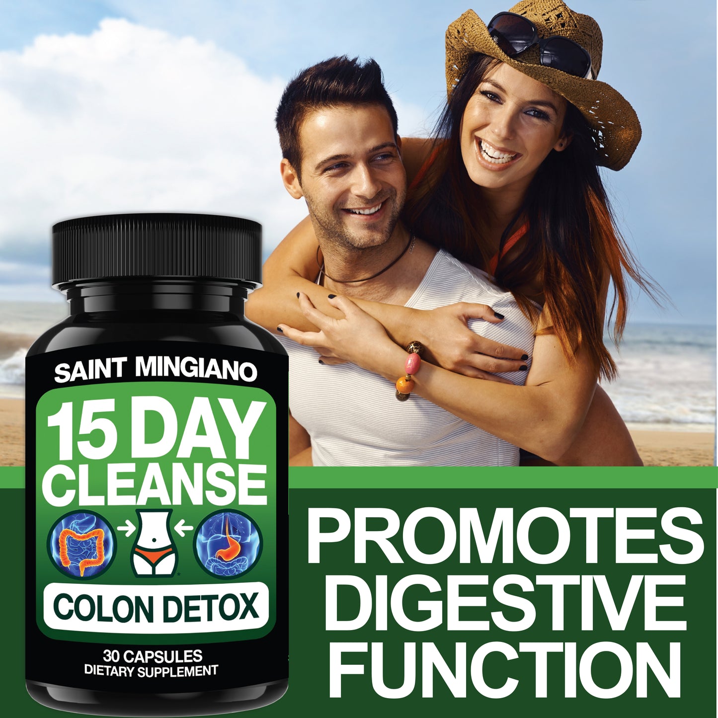 6 x Bundle - 15 Day Cleanse | Colon Cleanse & Detox - 6 month supply last offer