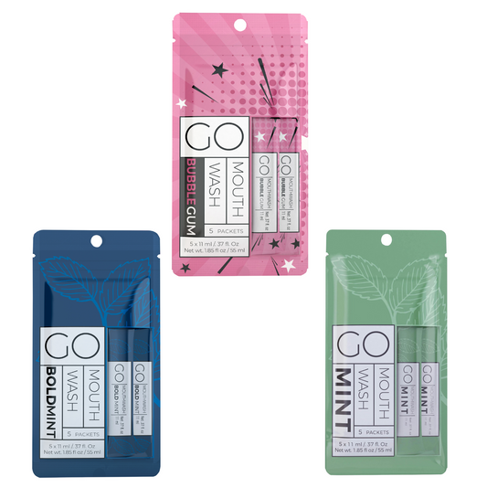 Go Mouthwash - 5pc Variety Pack